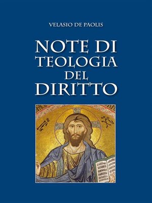 cover image of Note di teologia del diritto